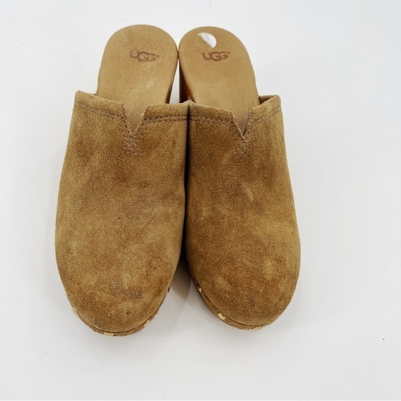 Ugg suede brown clogs size 9 - Picture 3 of 9